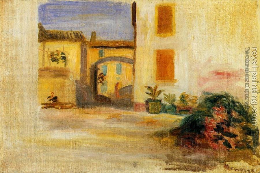 Pierre Auguste Renoir : Farm Courtyard, Midday